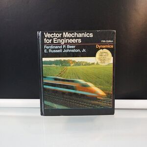 Vector Mechanics for Engineers: Dynamics 5th Ed. Beer Johnston W/Disk 1988 HC